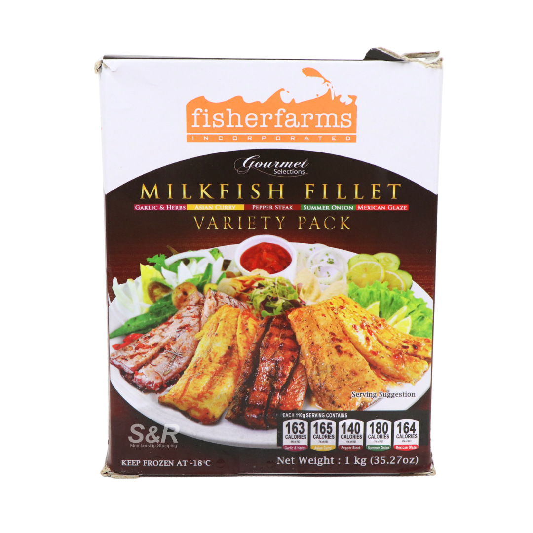 Fisher Farms Milkfish Fillet Variety Pack 1kg